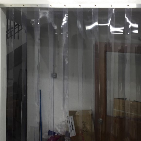 PVC Strip Curtain Installation