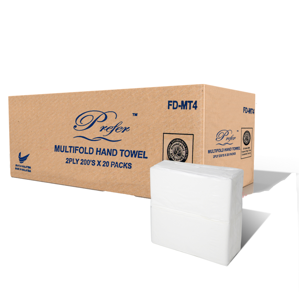 Prefer M-Fold Hand Towel - 2 Ply