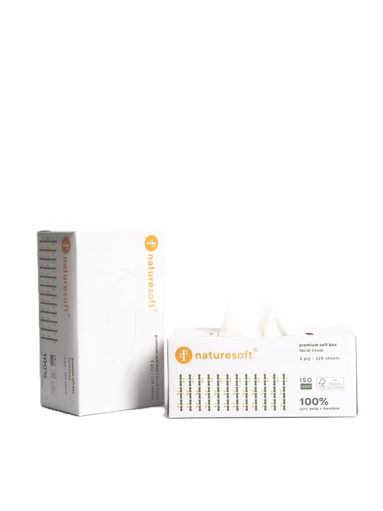 Naturesoft Bamboo Facial Tissue - 3 Ply