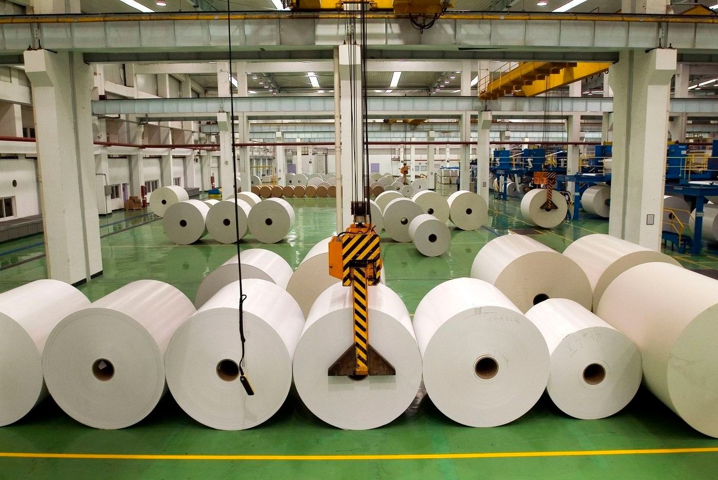 A paper mill in Ningbo, China owned by Asia Pulp and Paper