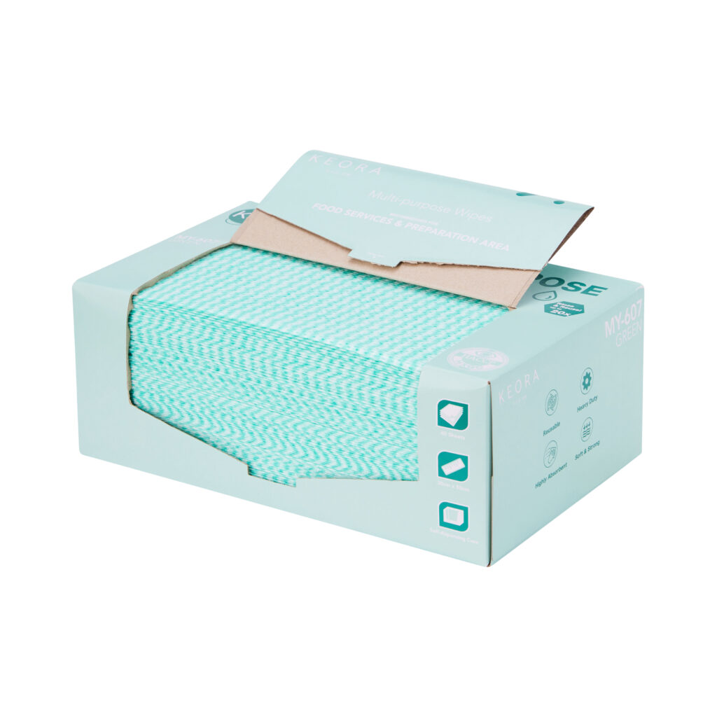 Keora Multipurpose Wipes (Box) - Green