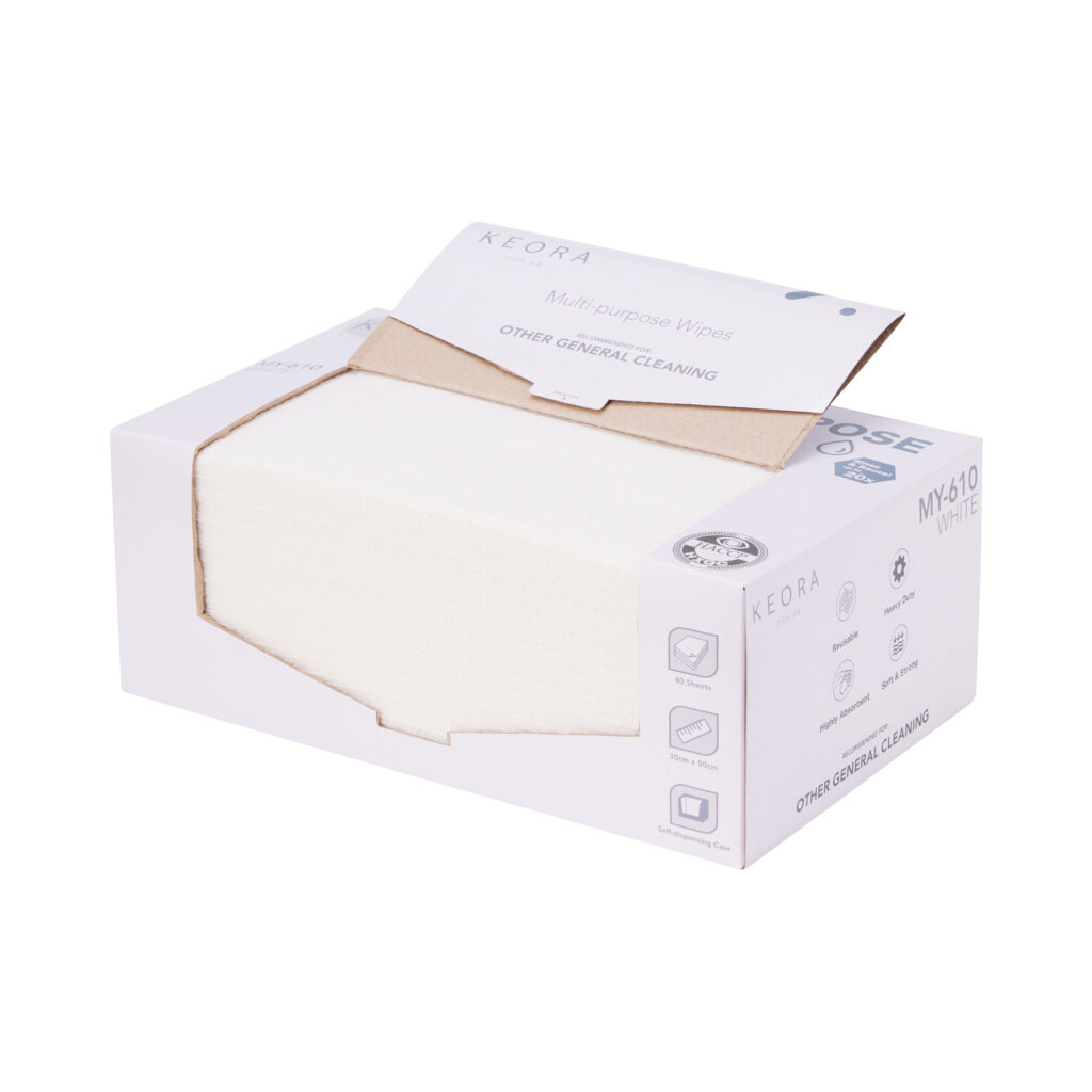 Keora Multipurpose Wipes (Box) - White